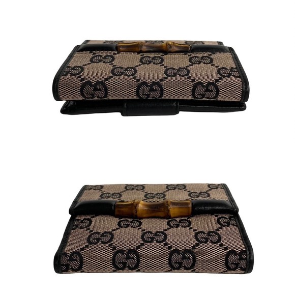 Gucci Bamboo GG Logo Wallet Black - Picture 5 of 10